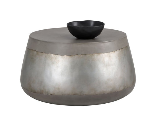 Sunpan - Solterra Aries Coffee Table - Silver - 103308_CLOSEOUT view 1