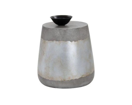 Sunpan - Solterra Aries Side Table - Silver - 101376 view 1