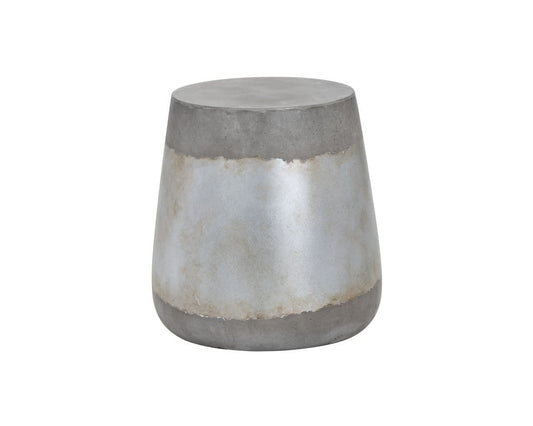 Sunpan - Solterra Aries Side Table - Silver - 101376 view 2