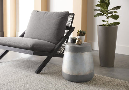 Sunpan - Solterra Aries Side Table - Silver - 101376 view 3