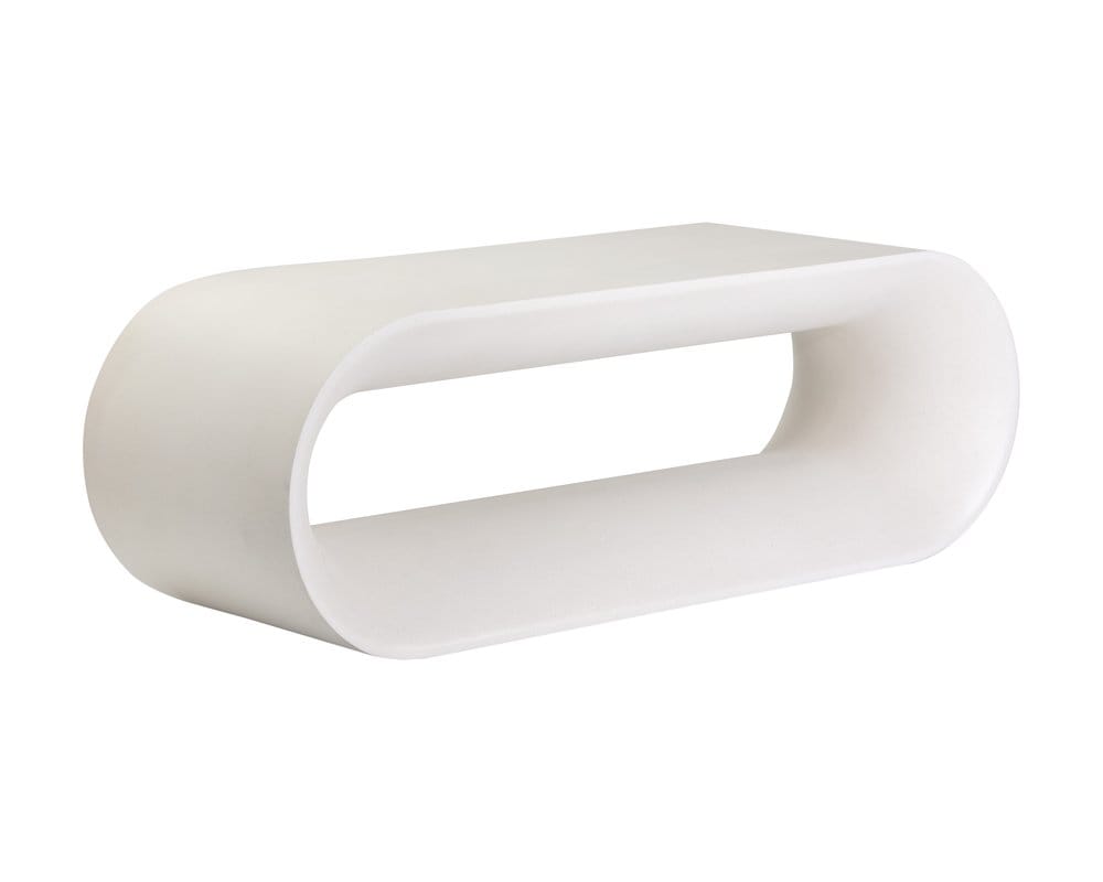Sunpan - Solterra Capsule Bench - White - 105720 view 1