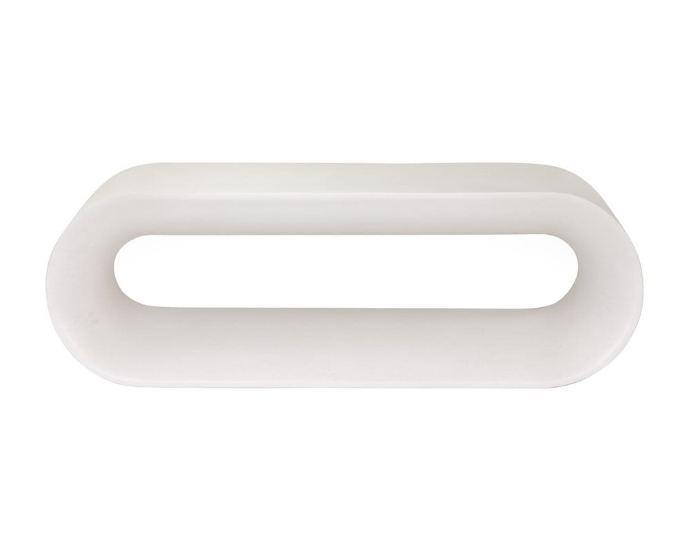 Sunpan - Solterra Capsule Bench - White - 105720 view 2