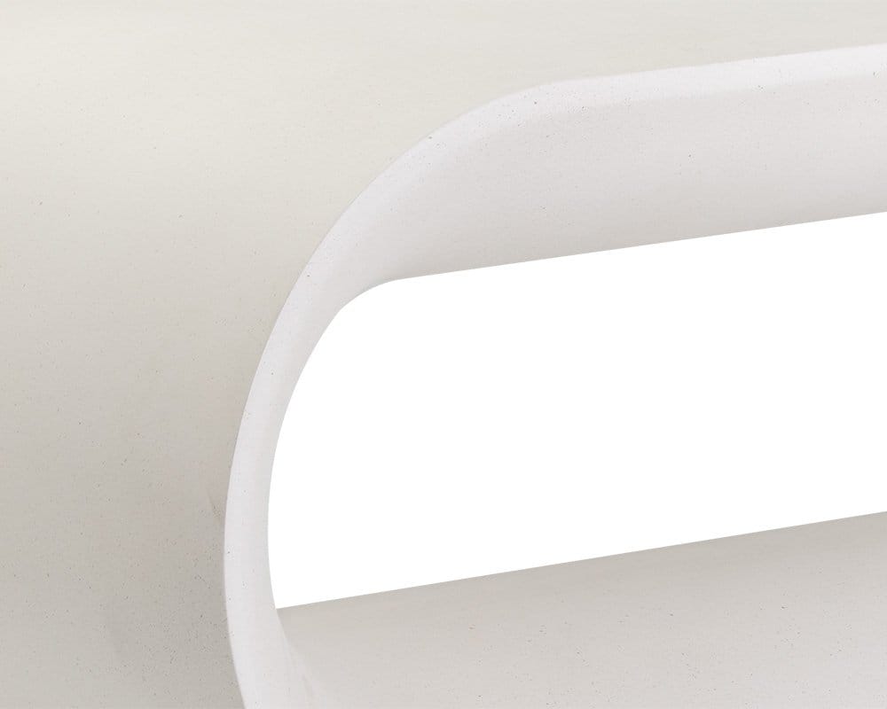 Sunpan - Solterra Capsule Bench - White - 105720 view 5