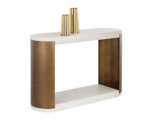 Sunpan - Solterra Cavette Console Table - 108548 view 1