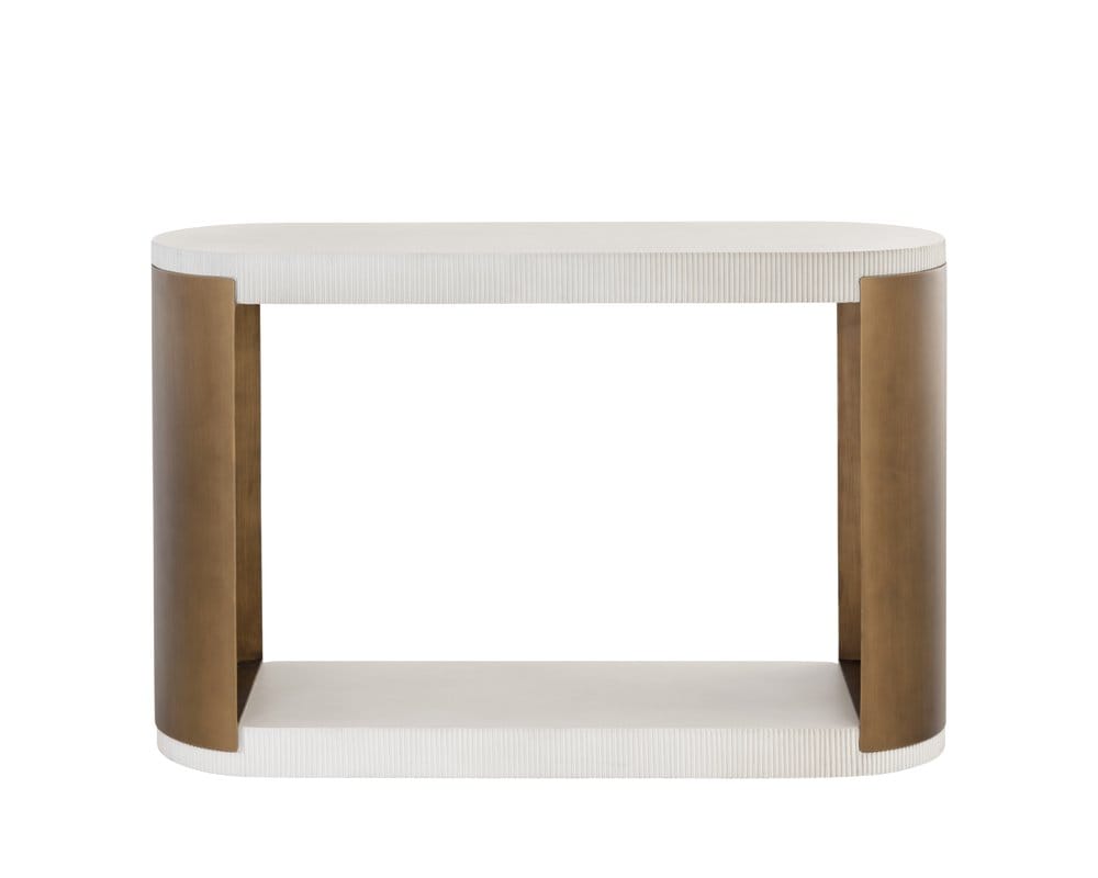 Sunpan - Solterra Cavette Console Table - 108548 view 3