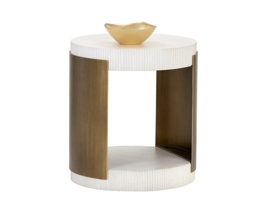 Sunpan - Solterra Cavette End Table - 106451 view 1