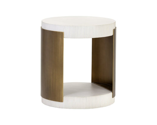 Sunpan - Solterra Cavette End Table - 106451 view 2