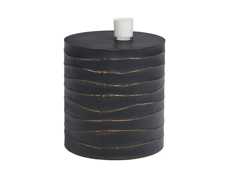 Sunpan - Solterra Corey End Table - Black - 105332 view 1