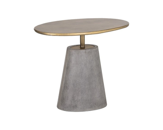 Sunpan - Solterra Kadin End Table - Grey - 105763 view 2