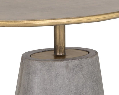 Sunpan - Solterra Kadin End Table - Grey - 105763 view 4