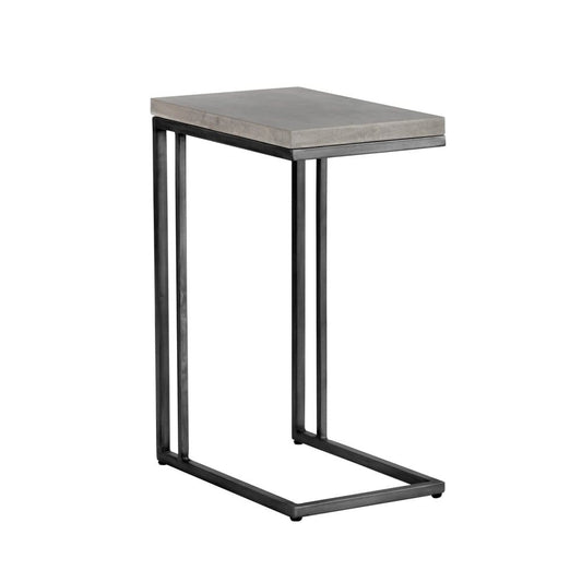 Sunpan - Solterra Sawyer End Table - Black - Grey - 102166 view 1
