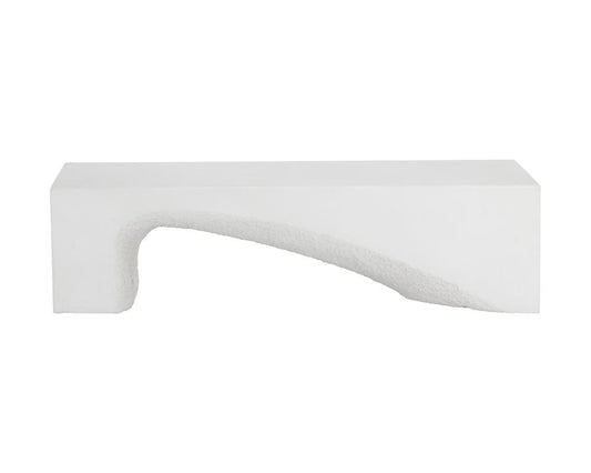 Sunpan - Soma Bench - White - 110445_CLOSEOUT view 2