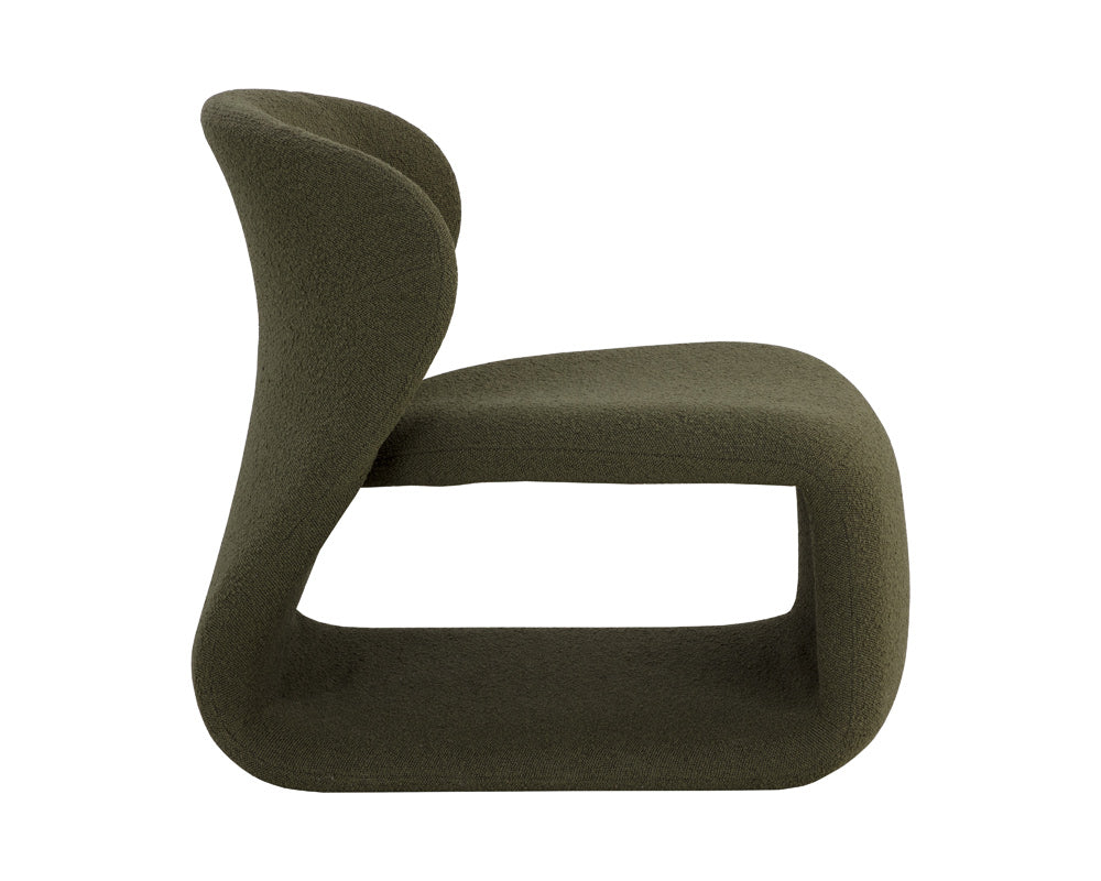 Sunpan - Ikon Sophiene Lounge Chair - Copenhagen Olive - 111486 view 3