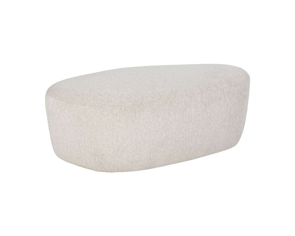 Sunpan - MIXT Soraya Ottoman - Dove Cream - 107453 veiw 2