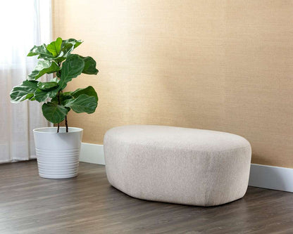 Sunpan - MIXT Soraya Ottoman - Dove Cream - 107453 veiw 3