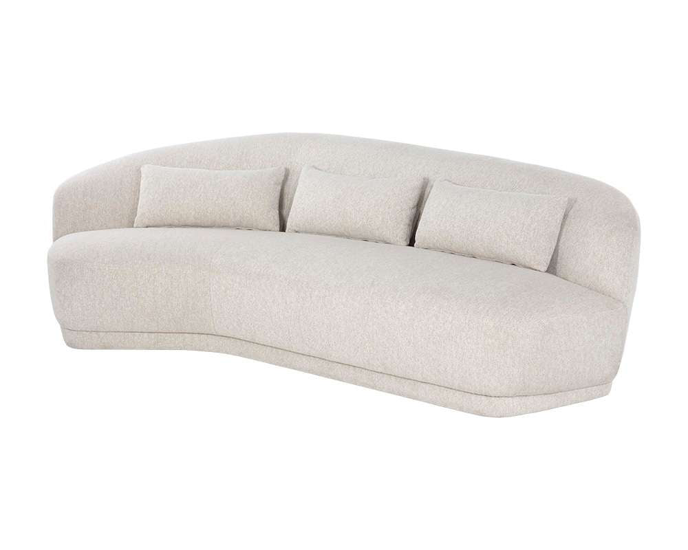 Sunpan - MIXT Soraya Sofa - Dove Cream - 107451 veiw 3