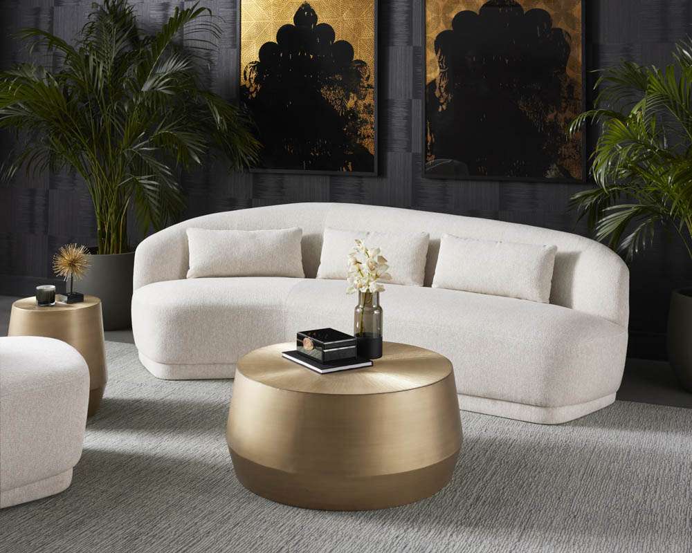 Sunpan - MIXT Soraya Sofa - Dove Cream - 107451 veiw 4