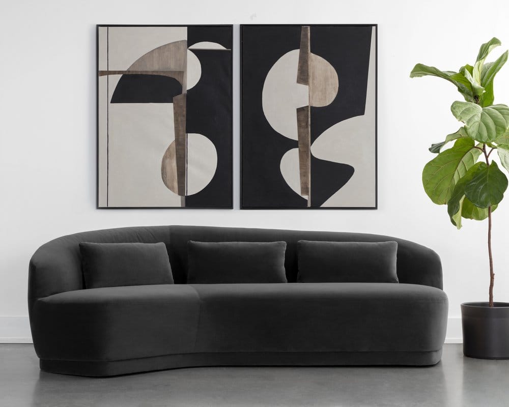 Sunpan - Soraya Sofa - Shadow Grey - 111580 view 4