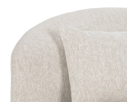 Sunpan - MIXT Soraya Swivel Armless Chair - Dove Cream - 107454 view 6