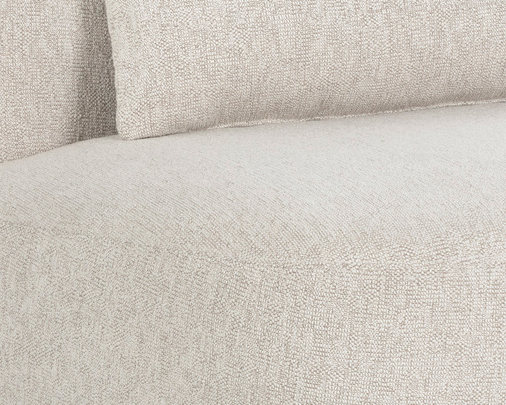 Sunpan - MIXT Soraya Swivel Armless Chair - Dove Cream - 107454 view 7