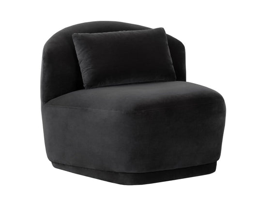 Sunpan - Soraya Swivel Armless Chair - Shadow Grey - 111581_CLOSEOUT view 1
