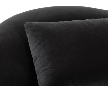 Sunpan - Soraya Swivel Armless Chair - Shadow Grey - 111581 view 6
