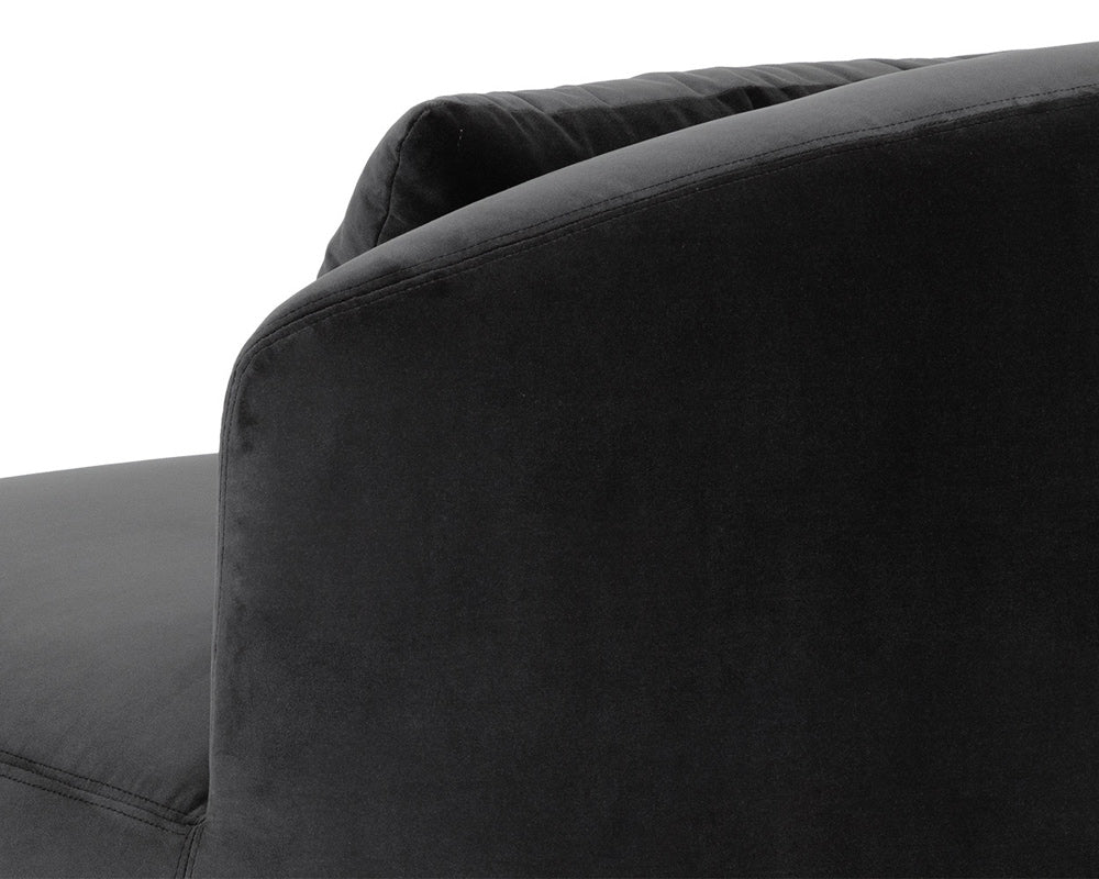 Sunpan - Soraya Swivel Armless Chair - Shadow Grey - 111581 view 7