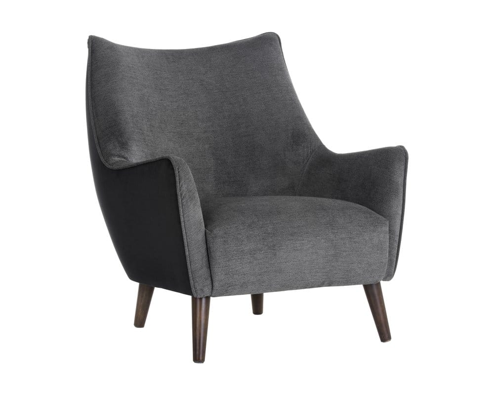 Sunpan - Sorrel Lounge Chair - Polo Club Kohl Grey / Abbington Black - 105464 view 1