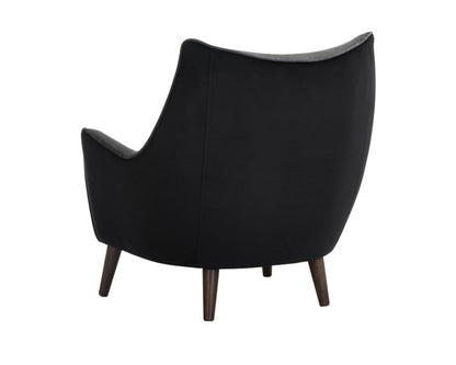 Sunpan - Sorrel Lounge Chair - Polo Club Kohl Grey / Abbington Black - 105464 view 4