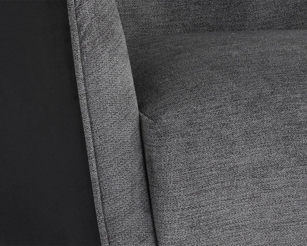 Sunpan - Sorrel Lounge Chair - Polo Club Kohl Grey / Abbington Black - 105464 view 6