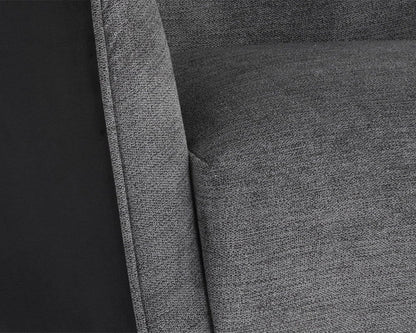 Sunpan - Sorrel Lounge Chair - Polo Club Kohl Grey / Abbington Black - 105464 view 6