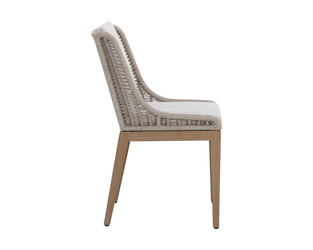 Sunpan - Sorrento Dining Chair - Drift Brown - Palazzo Cream - 110736 view 3