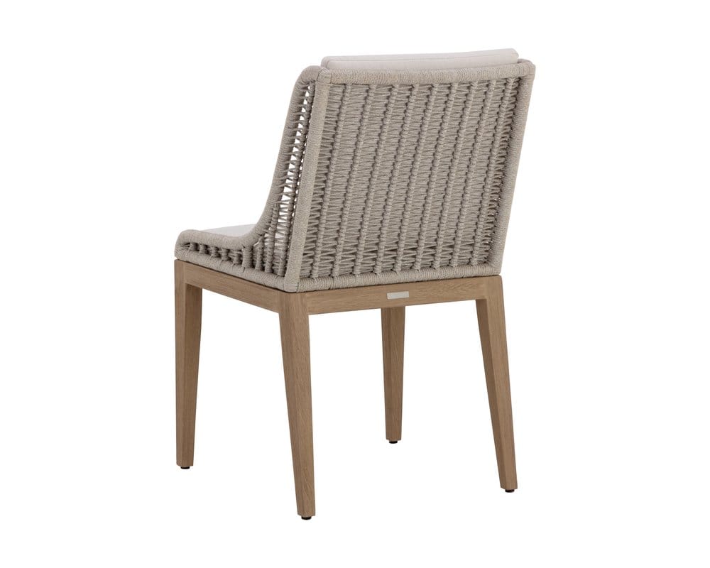 Sunpan - Sorrento Dining Chair - Drift Brown - Palazzo Cream - 110736 view 4