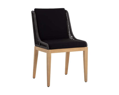 Sunpan - Sorrento Dining Chair - Natural - Arashi Black - 110963 veiw 1