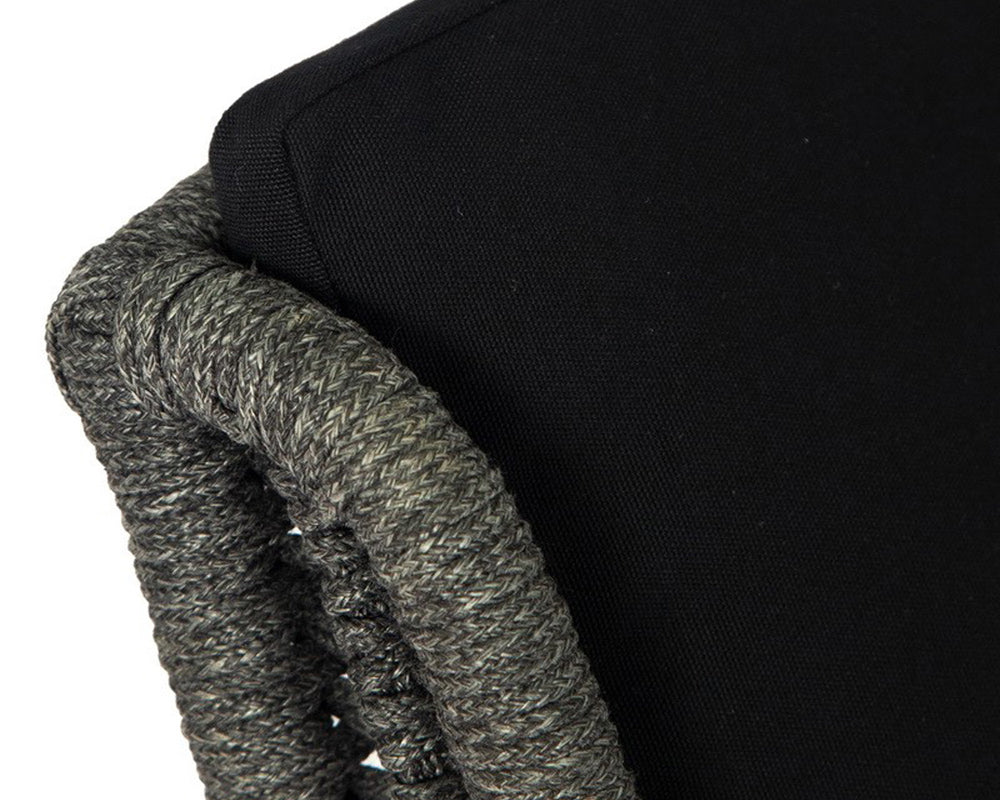 Sunpan - Sorrento Dining Chair - Natural - Arashi Black - 110963_CLOSEOUT view 7