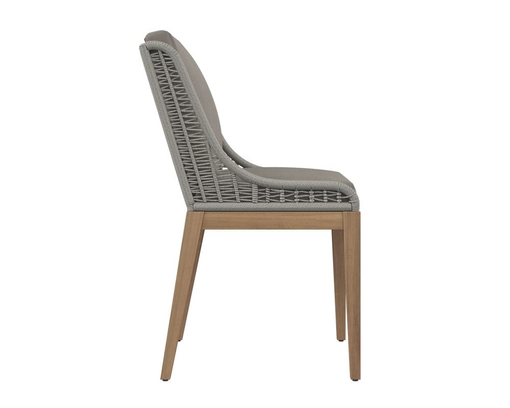 Sunpan - Sorrento Dining Chair - Natural - Palazzo Taupe - 109517 view 3
