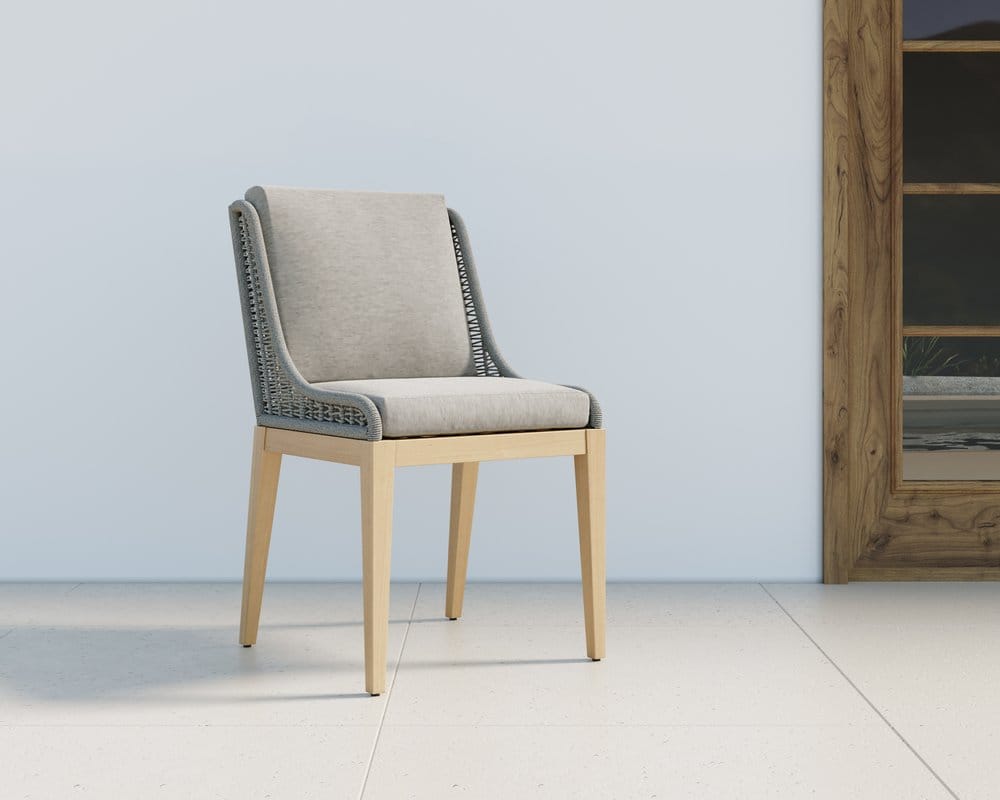 Sunpan - Sorrento Dining Chair - Natural - Palazzo Taupe - 109517 view 5