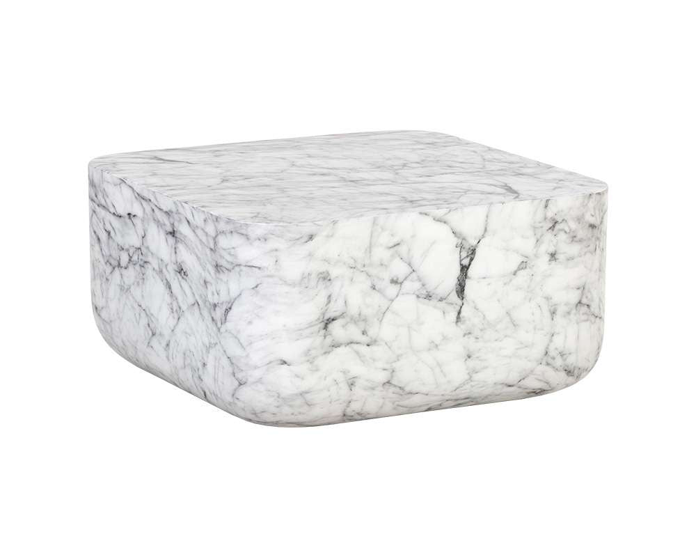 Sunpan - Solterra Strut Coffee Table - Marble Look - 107191 veiw 2