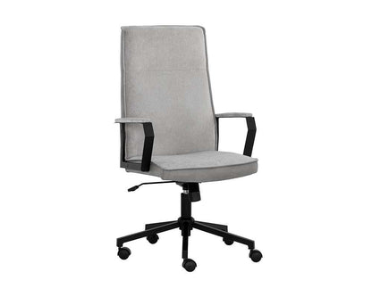 Sunpan - Urban Unity Swanson Office Chair - Polo Club Stone / Bravo Metal - 108448 veiw 1