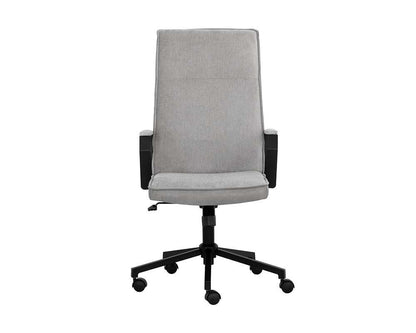 Sunpan - Urban Unity Swanson Office Chair - Polo Club Stone / Bravo Metal - 108448 veiw 2