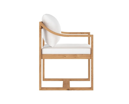 Sunpan - Tahiti Dining Armchair - Stinson White - 109045_CLOSEOUT view 3