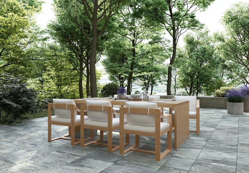 Sunpan - Tahiti Dining Armchair - Stinson White - 109045_CLOSEOUT view 9