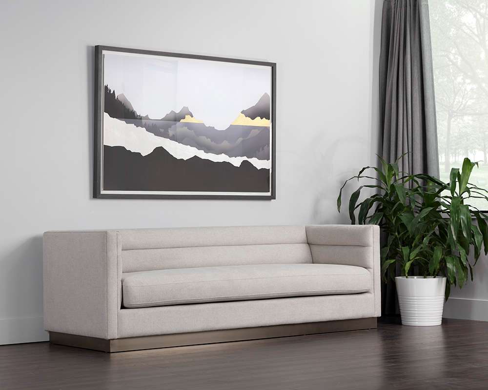 Sunpan - Ikon Talbot Sofa - Belfast Oatmeal - 108051 veiw 3