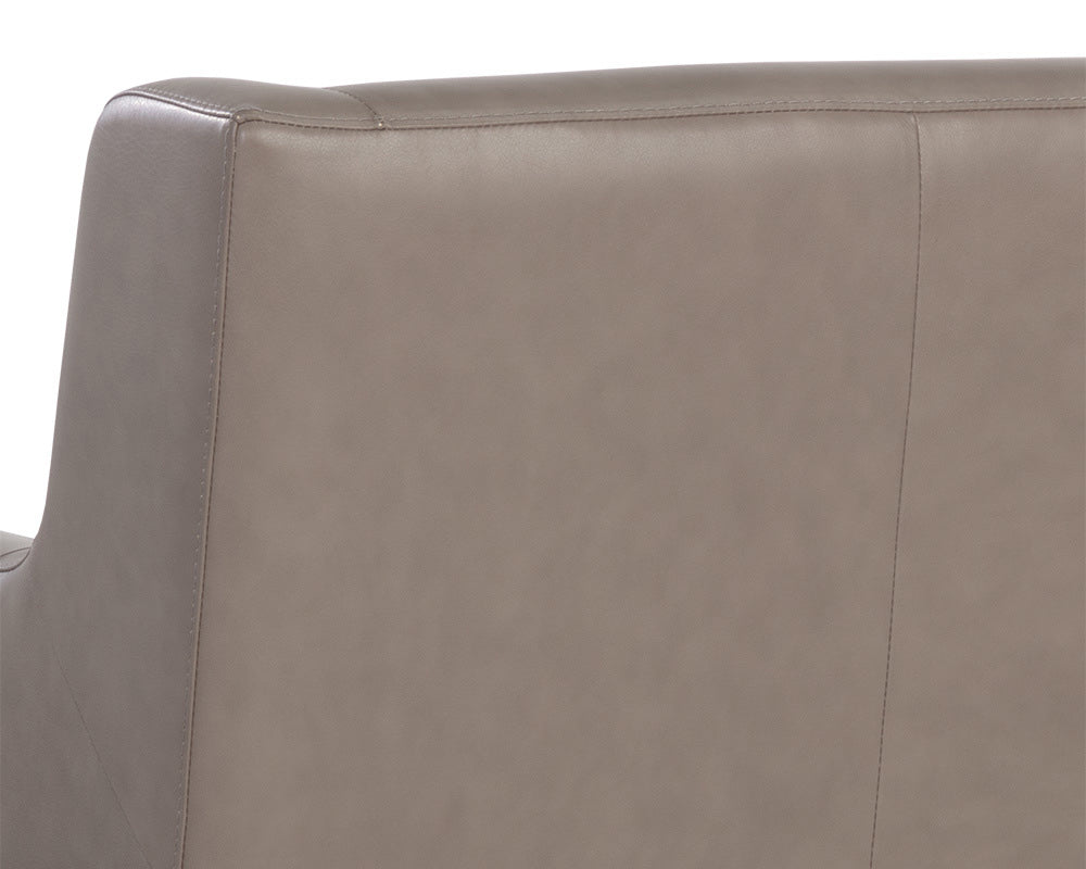 Sunpan - Talula Lounge Chair - Alpine Grey Leather - 107697 view 7
