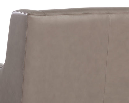 Sunpan - Talula Lounge Chair - Alpine Grey Leather - 107697 view 7