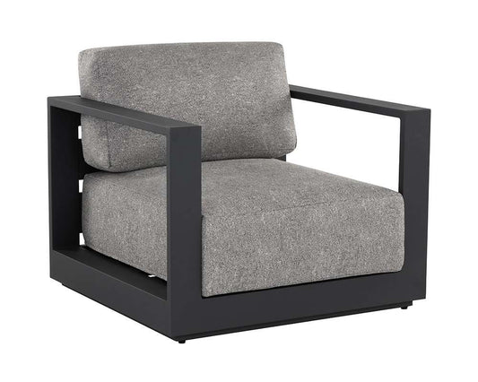 Sunpan - Tavira Armchair - Charcoal - Lanikai Salt And Pepper - 109655 veiw 1
