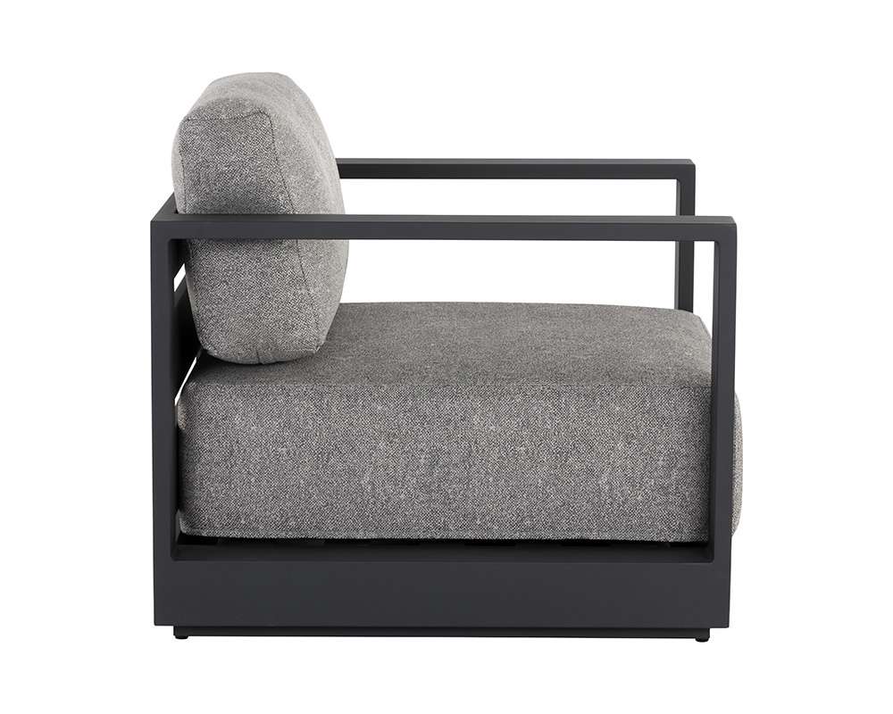 Sunpan - Tavira Armchair - Charcoal - Lanikai Salt And Pepper - 109655 veiw 3