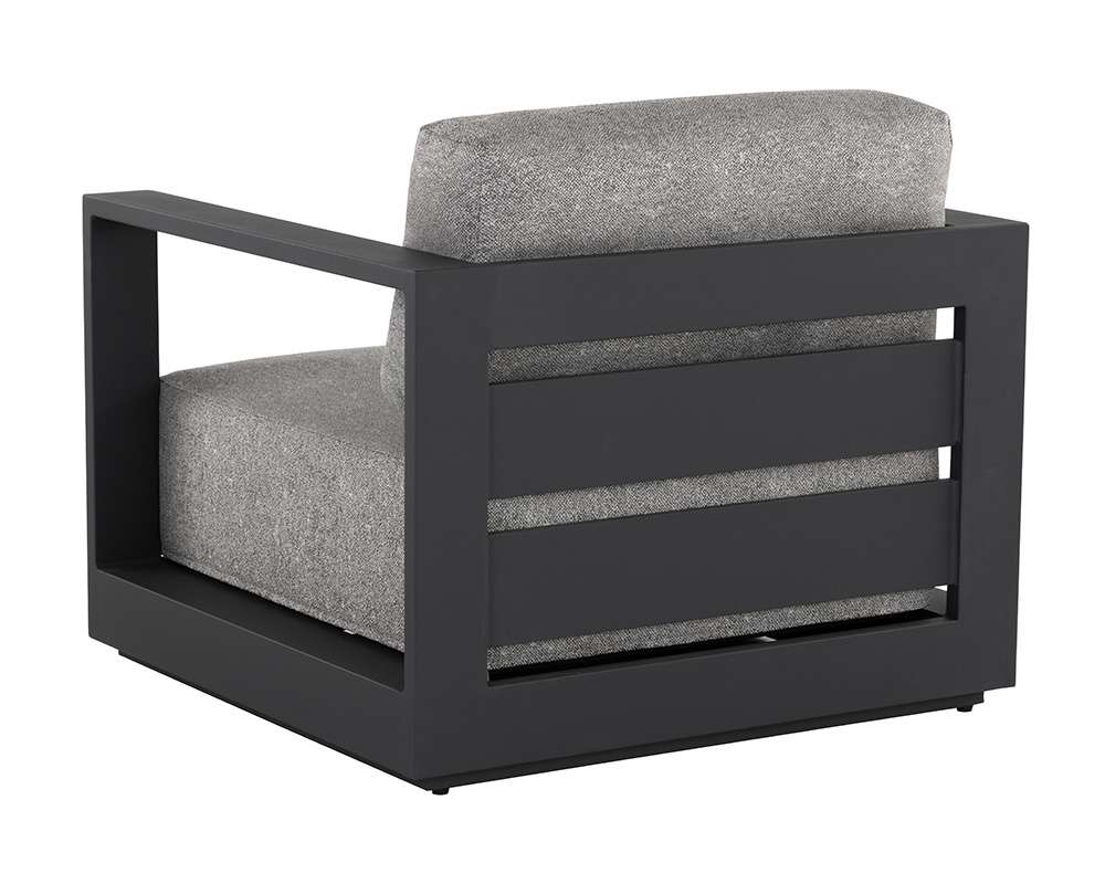 Sunpan - Tavira Armchair - Charcoal - Lanikai Salt And Pepper - 109655 veiw 4
