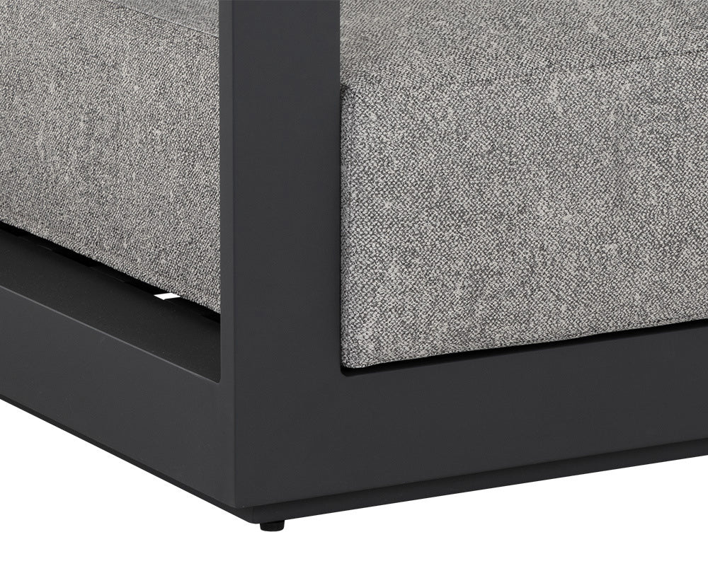Sunpan - Tavira Armchair - Charcoal - Lanikai Salt And Pepper - 109655 view 6