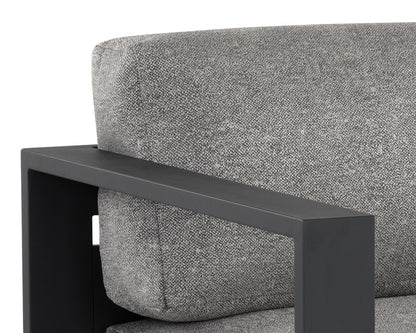 Sunpan - Tavira Armchair - Charcoal - Lanikai Salt And Pepper - 109655 view 7